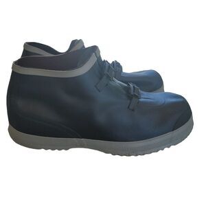 Men's Plastic Shoe Covers Black Size 7
